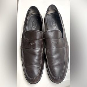 Tod’s Made in Italy Pebble Grain Penny Loafer - Brown M12.5